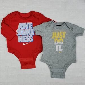Nike bodysuit onesie bundle 0-3M